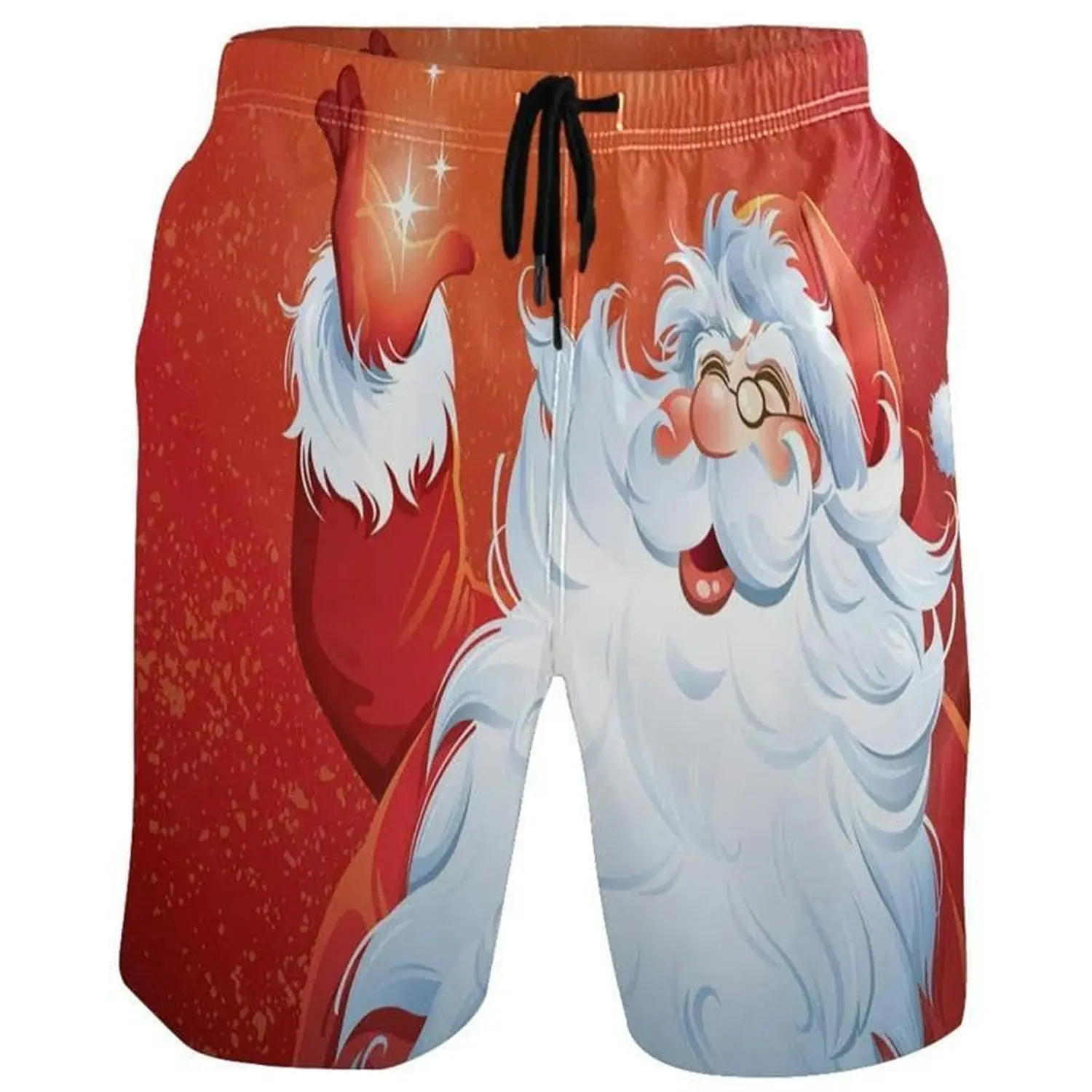 Bade-Bermuda mit Weihnachtsmotiv von stilecasa